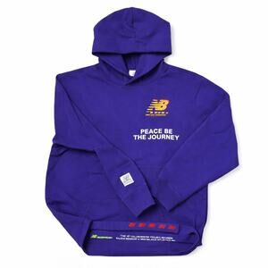 New Balance Salehe Bembury Peace Be The Journey Hoodie Blue L NWT
